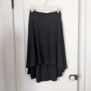 Guess Black Jersey Hi Low Skirt
